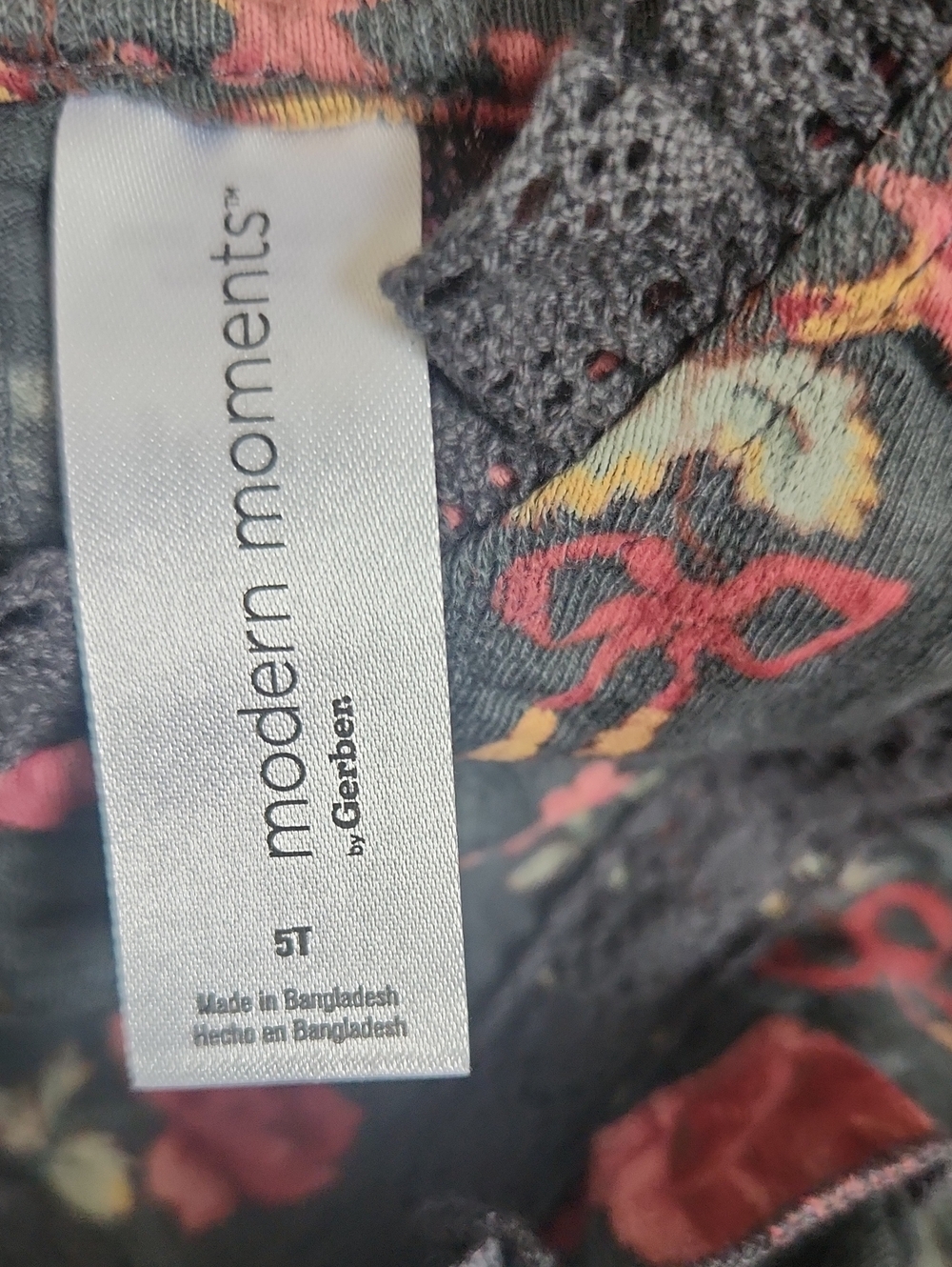 Modern Moments Gray Floral Dress - Picture 12 of 13